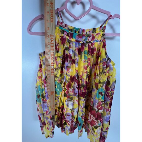Abercrombie Kids Pleated Floral Swing Tank Tunic - Picture 6 of 11